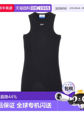 1h可退 香港直邮Off-white 女士 黑色 Sleek Rowing 连衣裙 OWDB4