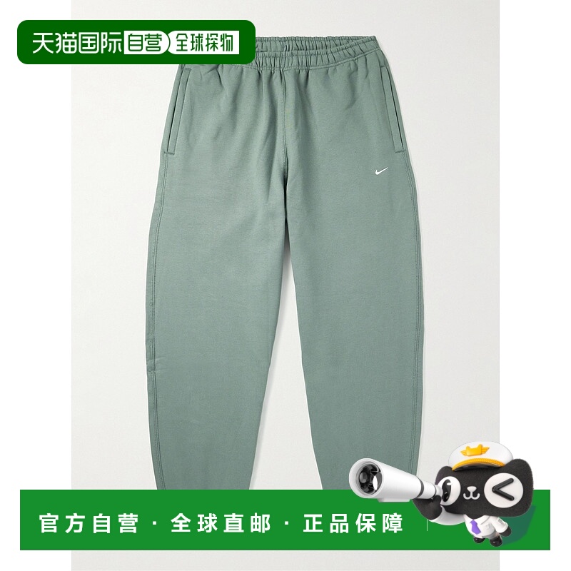 1h可退 香港直邮潮奢 Nike 耐克 男士 Solo '勾'锥形Logo刺绣棉混