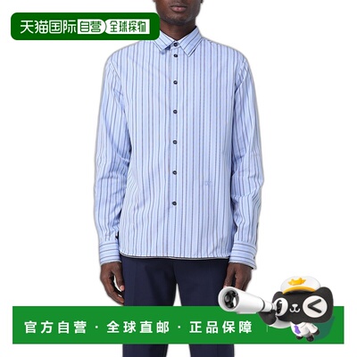 1h可退 香港直邮潮奢 off-white 男士 长袖衬衫 OMGE024F23FAB004