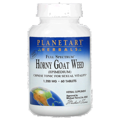 香港直发Planetary Herbals淫羊藿全谱草本补充剂机体活力60片
