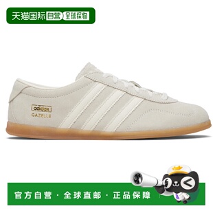 香港直邮潮奢 Adidas 女士 灰白色 Gazelle Lo Pro 运动鞋