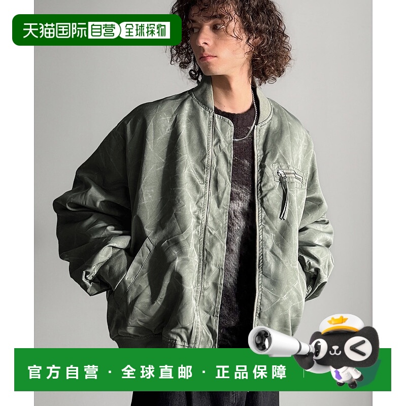 1h可退 日本直邮Classical Origin男女同款复古MA-1夹克 光泽感高