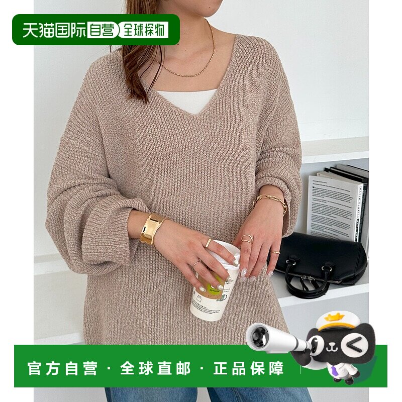 1h可退 日本直邮Discoat 男女同款  V领针织衫  DPZ2052205A0005