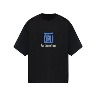 男士 黑色 T恤 短袖 UA66TR685BBLACK VETEMENTS