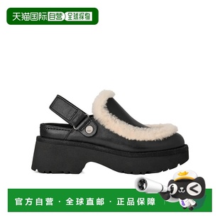 香港直邮UGG 黑色 女士凉鞋 AW2025 圆头平底 1171507BLK 1h可退