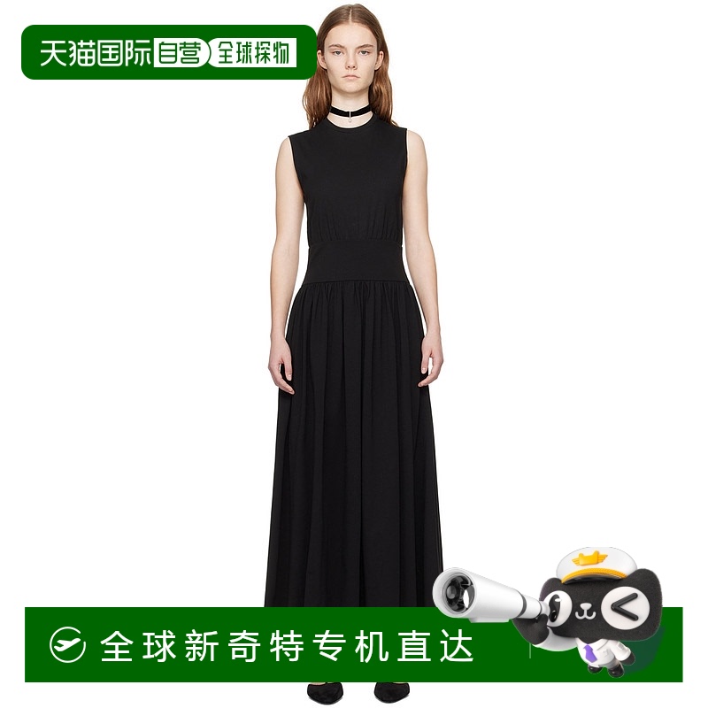 香港直邮潮奢 TOTÊME 女士 黑色无袖连衣裙 242WRD1783FB0093