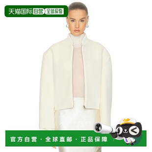 1h可退 香港直邮Jil Sander 吉尔 桑达 女士 天鹅绒拉链夹克 J03B