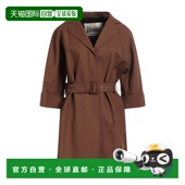 香港直邮Herno brown棕色 女士 1h可退 长款 夹克 舒适时尚
