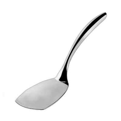 自营Cuisipro Tempo Solid Turner，14.75 英寸，不锈钢 - 银色