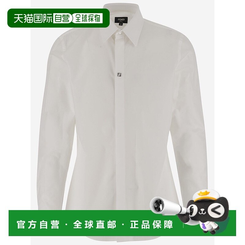 香港直邮FENDI 男士衬衫 FS0585AVDLF0QA0 SS2026 白色 Shirt