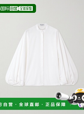 1h可退 香港直邮潮奢 alaia 女士 棉质府绸衫 AA9C0977T611A000BL