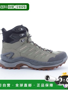 自营欧洲直邮LOWA INNOVO GTX MID男士春绿色防水科技面料登山鞋