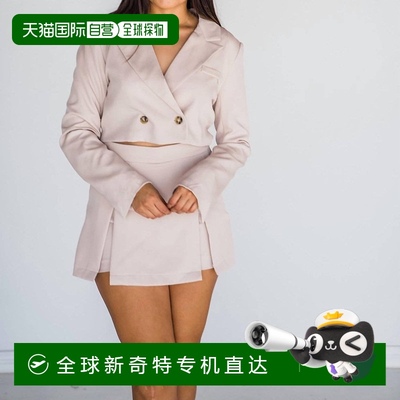 自营 ensemble浅米色工作酒夹克 - 浅米色 美国奥莱直发