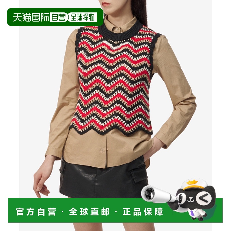 韩国直邮GANNI 女士棉马甲K2160474SS24休闲潮流穿搭 高级感正品