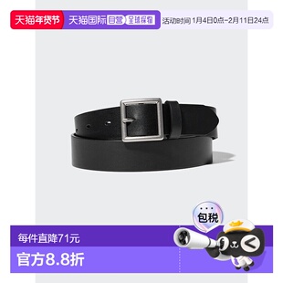 日本直邮Uniqlo Italian Leather 加里森腰带 476853优衣库牛皮