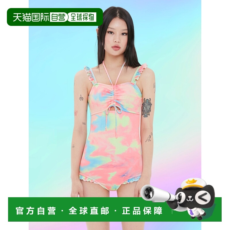 韩国直邮rolarola少女甜美可爱清新法式日常设计师女款泳衣301324