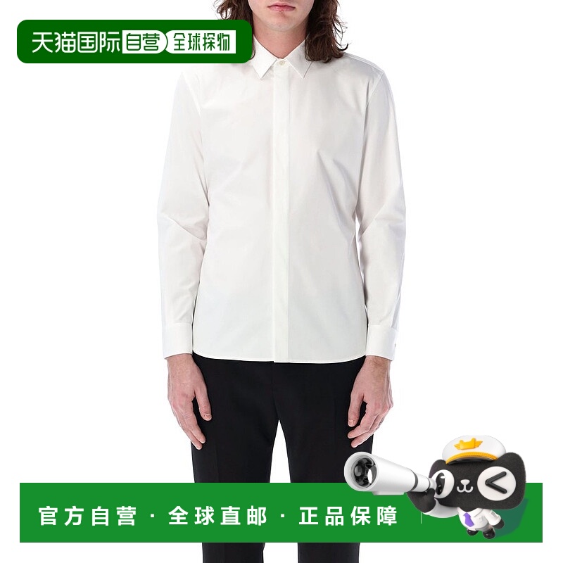1h可退 香港直邮潮奢 Saint Laurent 圣罗兰 男士 长袖修身衬衫 5