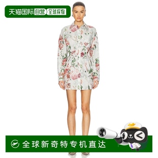 香港直邮The 女士 1h可退 Attico 250WCA00384CCC 长袖 迷你连衣裙
