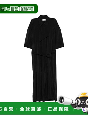 1h可退 香港直邮潮奢 Lemaire 女士 LEMAIRE 黑色连衣裙 DR1162LF