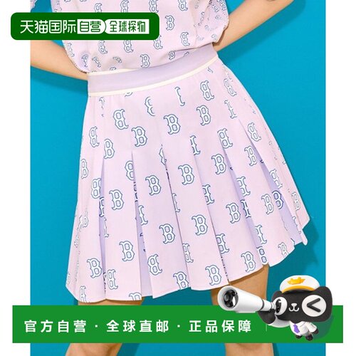 韩国直邮MLB 半身裙3FSKM0133-43LDL百褶裙a字裙裙子