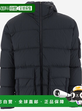 香港直邮HERNO 男士外套 PI001254U127589200 AW2025 蓝色 连帽羽