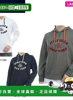 日本直邮Tommy Hilfiger 高尔夫女士卫衣 Sagara 刺绣长袖 V-Gass