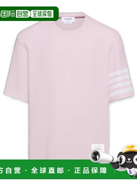 香港直邮THOM BROWNE 男士T恤 MJS296AJ0248680 SS2026 粉红色