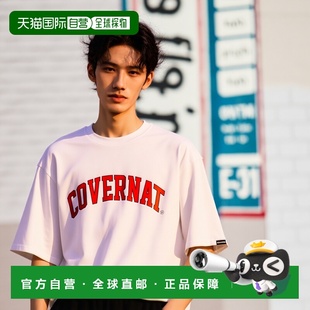 韩国直邮COVERNAT 公用CO0000ST02WH T恤男士