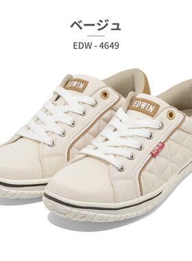 日本直邮EDWIN 运动鞋 女式 EDW-4649 Edwin 轻质 157 克