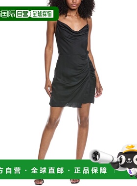 自营Ramy Brook Mariela Mini Dress - black 美国奥莱直发