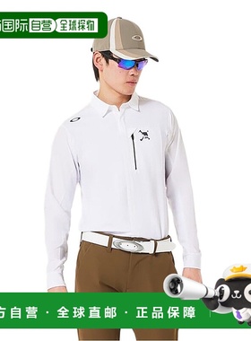 日本直邮OAKLEY 男士高尔夫长袖衬衫 SKULL IDEALLY HYBRID [FOA4