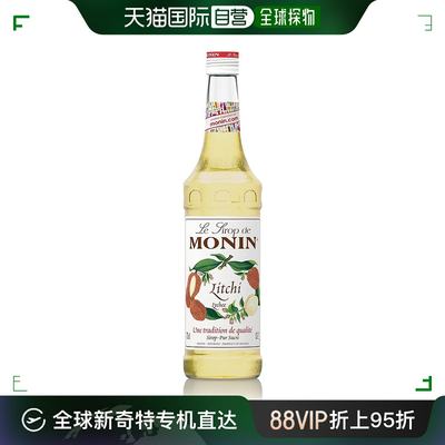 【日本直邮】莫林MONIN 荔枝风味糖浆玻璃瓶装700ml