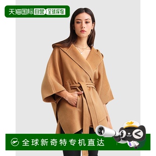 belle bloomJackson 自营 美国 Landing羊毛混纺斗篷 深色驼色