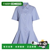 香港直邮潮奢 条纹衬衫 Marni 1h可退 玛尼 女士 连衣裙 ABMA1379S
