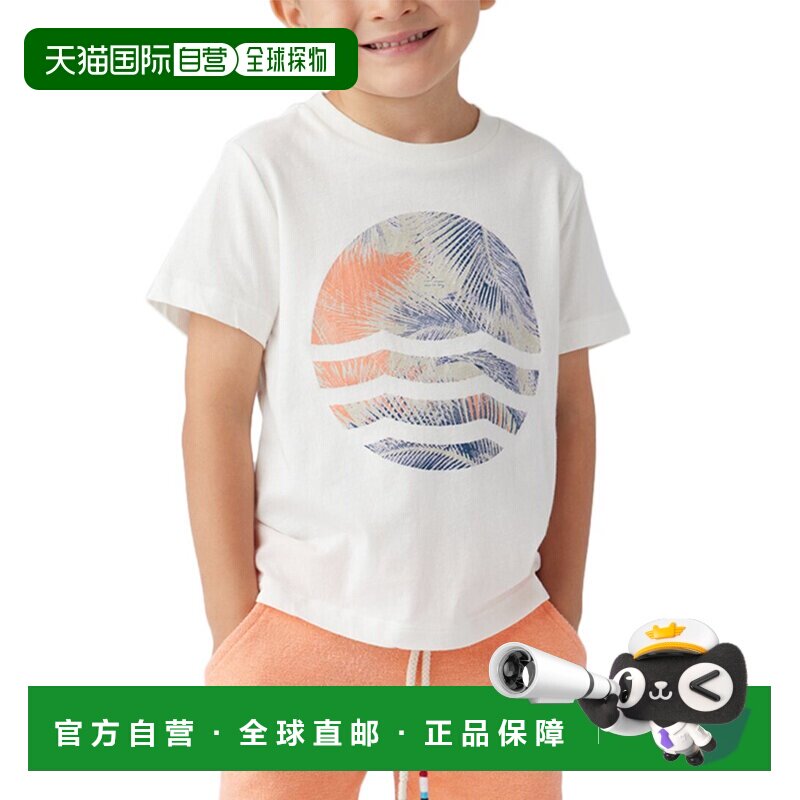 自营Sol Angeles珊瑚棕榈波浪船员-白色 美国奥莱直发