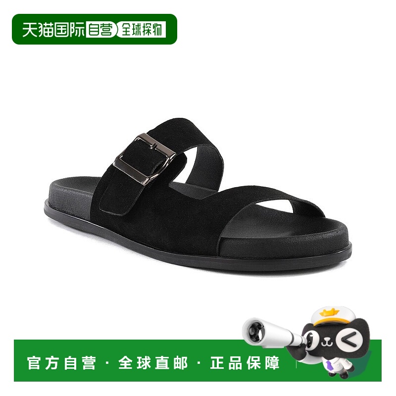 自营 seychelles塞舌尔艾迪凉鞋 - 黑色绒面革 美国奥莱直发