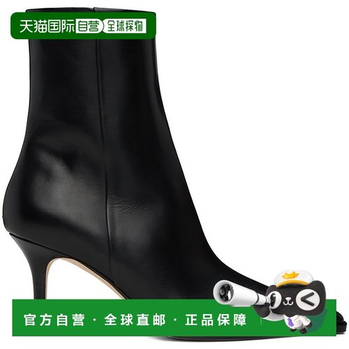 1h可退 香港直邮潮奢 aeyde 女士 黑色 Hexi 踝靴 A11ABHEXP75ST8