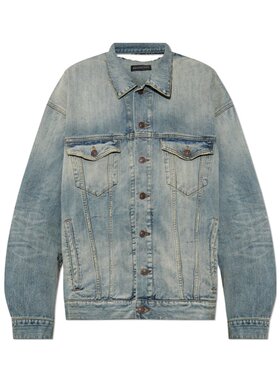 BALENCIAGA 女士西服 809576TNW655760 AW2024 灰色