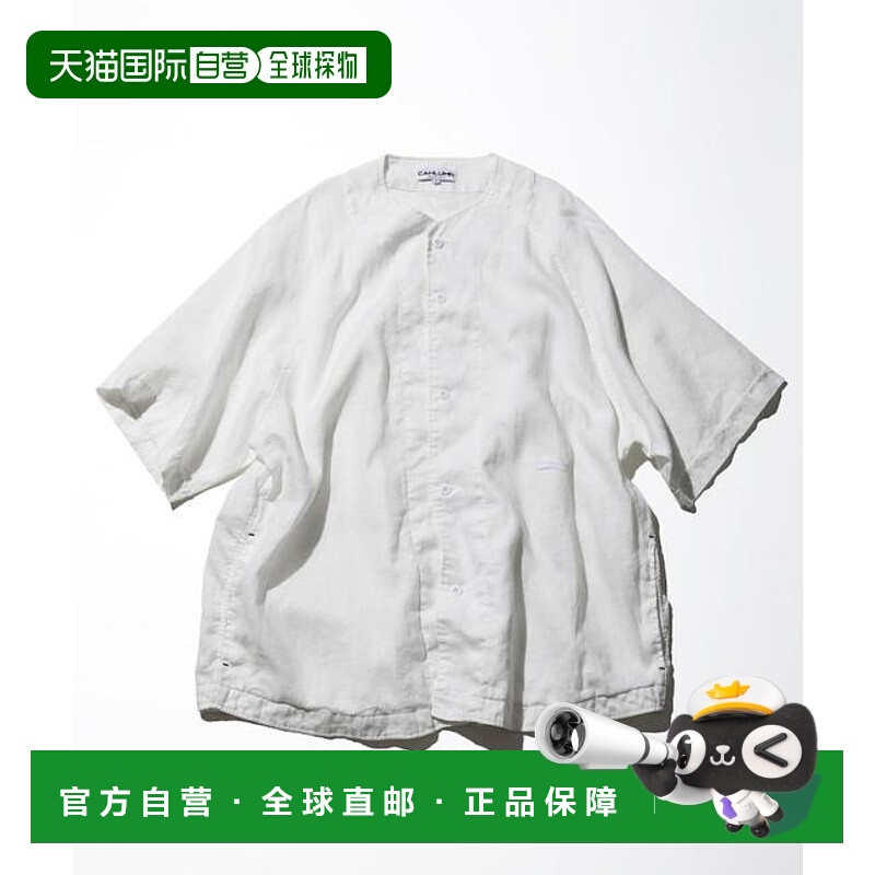 日本直邮CAHLUMN Linen Baseball Shirt 休闲衬衫/罩衫 长谷川主