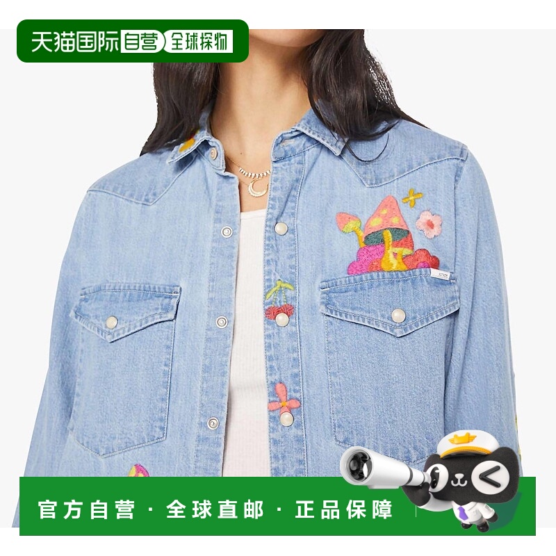 自营mother蓝色的蜂蜜纽扣 美国奥莱直发