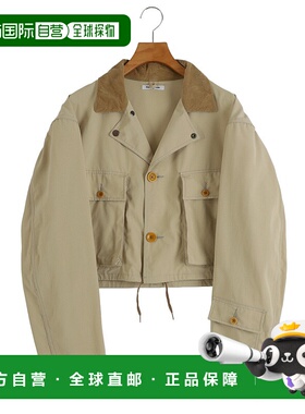 1h可退 日本直邮FUMIKA_UCHIDA 女装 短款牛津纺短外套 宽松设计