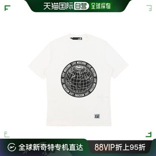 白色舒适M471702 A01 M3517 T恤短袖 香港直邮Moschino奧莉佛男士