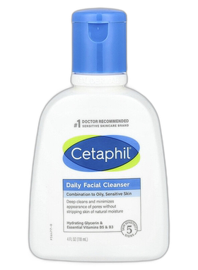 香港直邮丝塔芙,Daily Facial Cleanser, 4 fl oz (118 ml)正品