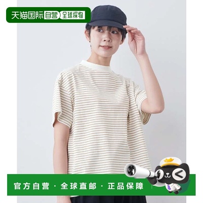 1h可退 日本直邮THREE FIFTY STANDARD 女装 宽松方领 全棉细条纹