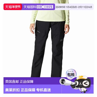 自营Mountain Hardwear Exposure/2 Pants Women Black Straight