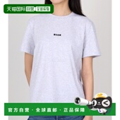 韩国直邮MSGM T恤 94%纯棉微标印花短袖 2000MDM500 200005