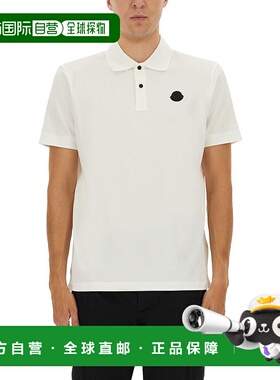 1h可退 香港直邮Moncler 盟可睐 男士 棉质凸纹Polo衫 8A0001989A