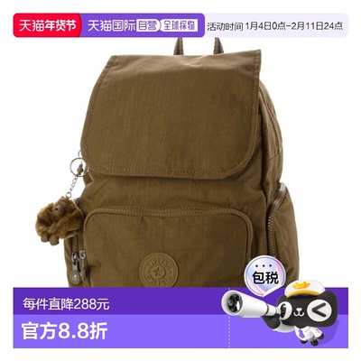 日本直邮Kipling CITY ZIP S 背包 [K03425AW005927]双肩包