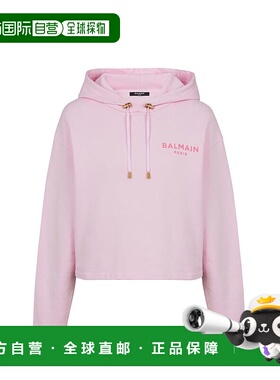 香港直邮BALMAIN 女士卫衣 DF1JP040BB01OISPINK SS2025 粉红色