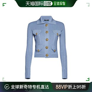 Balmain 巴尔曼 女士 CF1KL150KF24 香港直邮潮奢 长袖 翻领针织衫